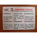 Figurine Panini Mammals Sticker #266 (1978)