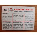 Figurine Panini Mammals Sticker #267 (1978)