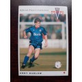 Panini 92 Cards: Official Players Collection - No 181, Andy Barlow (Oldham Athletic)