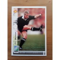 Sports Deck 1995 Rugby World Cup Collectors Cards: No 161 - Jeff Wilson (New Zealand)
