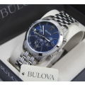 BULOVA MEN'S CHRONOGRAPH WATCH 96A174- IN BOX WITH PAPERS***LUXURY***