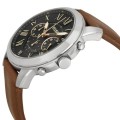 FOSSIL GRANT  FS4813 MENS QUALITY AUTHENTIC CHRONOGRAPH IN STOCK WITH FOSSIL TIN AND MANUAL