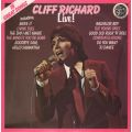 CLIFF RICHARD - Live! - South African Vinyl Album - CEY(M)250