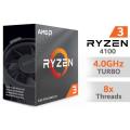 AMD RYZEN 3 4100 (up to 4GHz) & Nvida GT 1030 Entry level Gaming Desktop