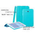 Samsung Galaxy Tab 3 Lite 7.0 3G -SM-T111 SM-T116 Silk Leather Case Folding Stand Cover