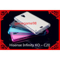 Gel case TPU cover for Hisense Infinity KO  C20  WITH TEMPERED GLASS