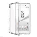 Sony Xperia XZ TPU clear back case cover with tempered glass