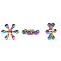 Rainbow  Fidget Brass Copper Metal Bearing Spinner Focus Toy EDC For Kids/Adults,LOCAL STOCK.