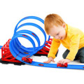 DIY Magic Track Flexible Rail Racing Car Model Railway Road Truck Pull Back Track ideal toy gift