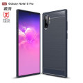 Carbon Fibre Silicone Gel Case Cover For Samsung Note 10+   Note 10 Plus   Note 10 Pro
