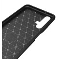 Carbon Fibre Effect Shockproof Protective Back Cover Case for Huawei Nova 5T