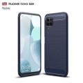 Carbon Fibre TPU Silicone Gel Case Edge Protection Phone Cover For Huawei P40 lite