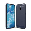 Carbon Fibre TPU Silicone Gel Case Edge Protection Phone Cover For Nokia 2.3