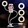 Multipurpose Selfie Ring Light with Lazy Bracket for Live Stream/Make up
