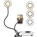 Multipurpose Selfie Ring Light with Lazy Bracket for Live Stream/Make up