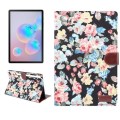 Flower Pattern Faux Leather Flip Case for Samsung Galaxy Tab S7