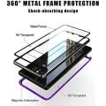 Magnetic Clear Double-Sided Tempered Glass Adsorption Cover Case For Samsung S21 ultra