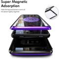 Magnetic Clear Double-Sided Tempered Glass Adsorption Cover For Samsung Galaxy S21 Ultra 5G