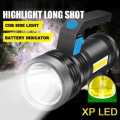 XP LED Long Range Flashlight Rechargeable Powerful Handheld Spotlight Torch