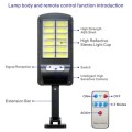 60W Solar Light With Remote Outdoor 120 LEDs Solar Motion Sensor Wall Light with Remote