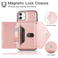 Leather with Adjustable Crossbody Strap Shockproof Wallet Case For iPhone 11