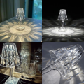 Crystal Table RGB Lamp Touch Remote Control Modern Nightstand Lamp