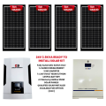 Green Energy Solution Perfect Combination of Inverter Lithium Battery and Solar Panels