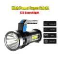 Solar/Rechargeable Multi-Function 1200 Lumens LED Flashlight, with Emergency Strobe Light