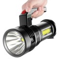 Ultra-Bright Portable Hand Lamp Powerful Light COB Side Light Floodlight USB Rechargeable Torch