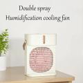 Double Spray Humidification Cooling Fan Mini  Water Cooling Fan Rechargeable Fan