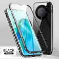 Magnetic Clear Double-Sided Tempered Glass Adsorption Cover Case For Honor X9b