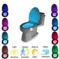 8 Colors LED sensor motion Activated toilet night light