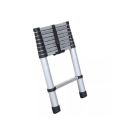 2.6M 9 Steps Aluminum Alloy Portable Extension Telescopic Ladder Single Straight Ladder