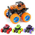 Mini 4WD Inertia Rotatable Car Toy  Friction Power Four-wheeled Off-road Vehicle Diecast Model