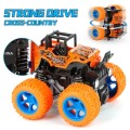 Mini 4WD Inertia Rotatable Car Toy  Friction Power Four-wheeled Off-road Vehicle Diecast Model