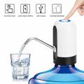 Water Bottle Pump, Automatic Water Dispenser, USB Charging For Outdoor Home Office (White)