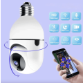 360 degree wifi Smart Bulb Security Camera