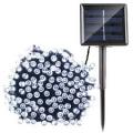 10m waterproof Solar Powered Fairy LED String Lights -  cool white