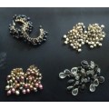 Costume jewellery. FREE broach and earring set PLUS four pairs of earrings R200