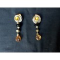 Exclusive vintage chandelier earrings.