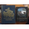 London a History and Heritage of Britain & London a History by Jeremy Black, set of two for R495