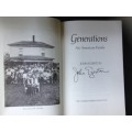 Generations, First Edition, SIGNED copy, An American Family by John Egerton