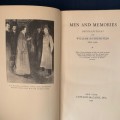 Men and Memories, recollections of William Rothenstein, 1931