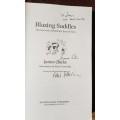 Blazing Saddles by James Clarke, Signed copy, First Edition