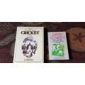 Golden Age of Cricket and David Gower's Half-Century, set of two books for R
