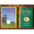 First Editions, Golf is a Game of Confidence AND Harvey Penick's Little Green Golf Book