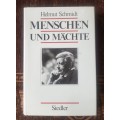 Menschen Und Mächte, First Edition by Helmut Schmidt