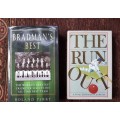 The Bradmans Best & The Run Out, First Editions, set of two books for one price