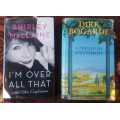 Shirley MacLaine AND Dirk Bogard First Editions, set of two books
