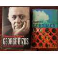 George Bizos and Nadine Gordimer, Odyssey to Freedom AND Loot, First Editions